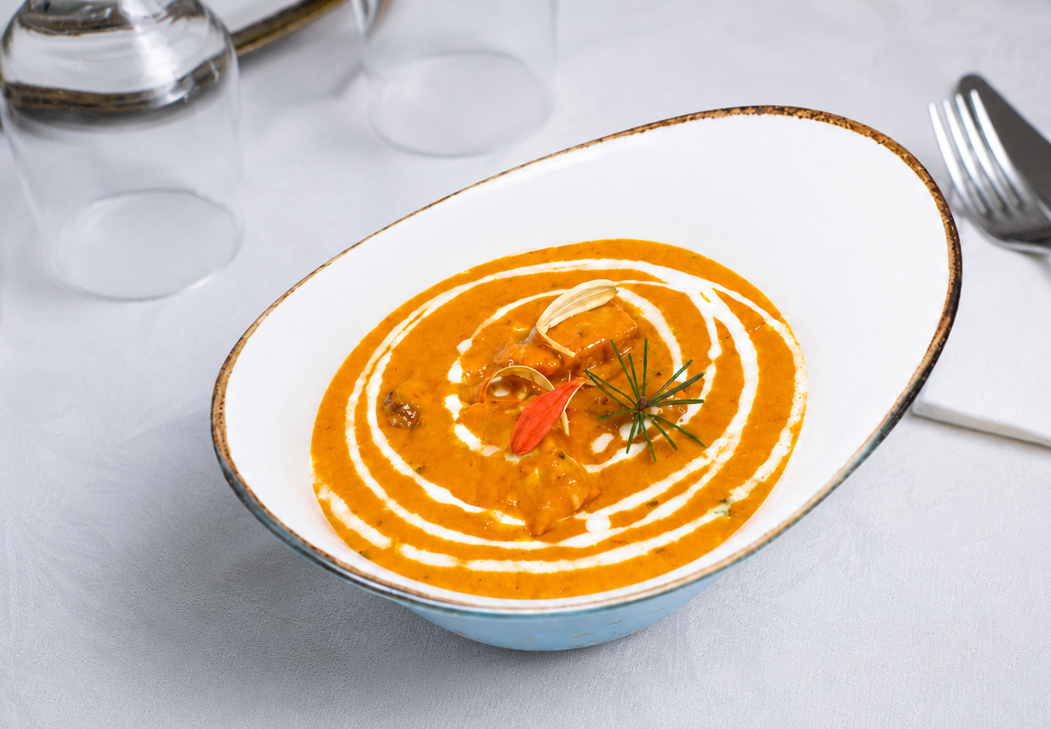 Butter Chicken — slow-cooked curry at Darshan Nepal Lisbon